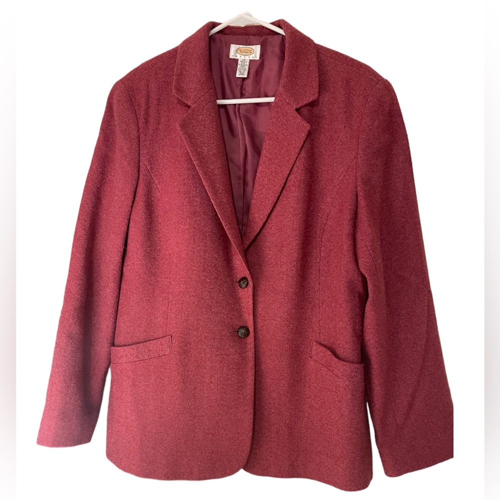 Talbots women wool suit blazer Size 14